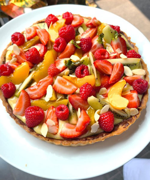 Sesión 4. Masas quebradas, cremas básicas y merengues
Pasta sablée, cuidados y conservación, cremas cocidas, técnica de confección de merengue suizo
Tarta de frutas